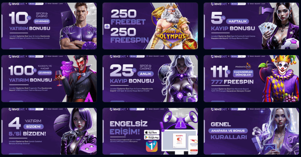 levabet bonusları